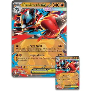 Coffre na zabawki karty Pokemon Trading Card Latin American Mega Lucario Ex image-2
