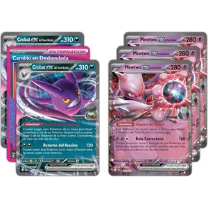 Card games Pokemon Trading Card Latin American Rockets Mewtwo Ex League Battle Deck image-2