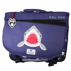 Schooltas voor kinderen Pol Fox Shark image-2