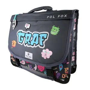 Skolväska för barn Pol Fox Street art image-5