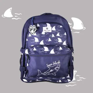 Kinderrugzak met 2 vakken Pol Fox Shark image-4