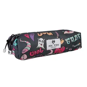 Necessaire duplo para crianças Pol Fox Street art image-1