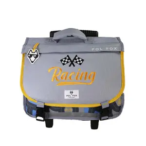 Children's rolling schoolbag Pol Fox Happy Race image-2