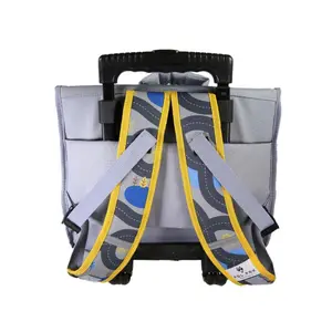 Children's rolling schoolbag Pol Fox Happy Race image-4