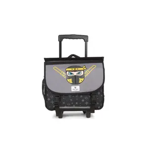 Mala escolar com rodas para crianças Pol Fox Ninja image-0