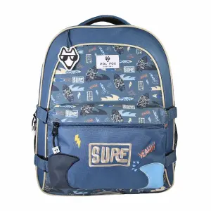 Children's backpack with 2 compartments Pol Fox Surf image-0