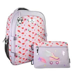 Children's backpack with 2 compartments Pol Fox Good Vibes image-1