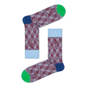 drhgf01-6000-chaussettes-hautes-happy-socks-dressed-high-five-crew-bordeaux-bleu