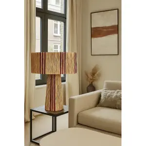 Stribede lampe i raffia Pole To Pole image-3