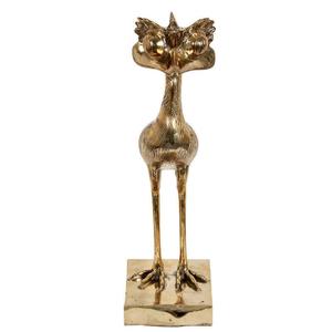 Statuette Pole To Pole Ostrich Bird