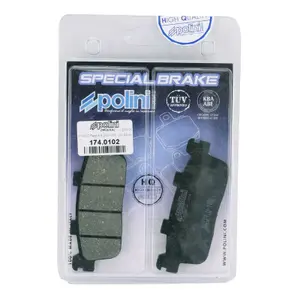 Plaquette de frein moto Polini Kymco 125-200 People Gti Ar, 250-300 Xciting Ar, 300 Agility I Ar image-1