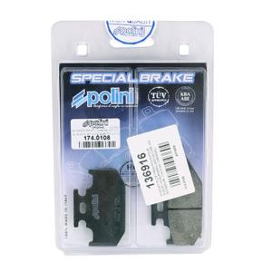 Pastiglie freni per moto Polini Suzuki 125 Burgman 2002+2013 Ar, 250 Sixteen Ar image-1