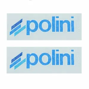 Embalagem de 2 autocolantes Polini Blue Line image-1