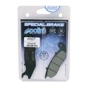 Plaquette de frein moto Polini Honda 125 Msx 2013>2016, 125 Cbf 2009+ Av, 125 Cbr R 2004>2018 Av, 125 Anf Innova 2007+ Av - Rieju 125 Rs2 Naked 2006+ Av image-1