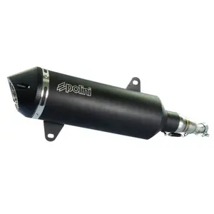 Scooter muffler Polini Yamaha 125 N-Max Euro 4 2017+, 125 Tricity 2017+ Homologue CE image-0