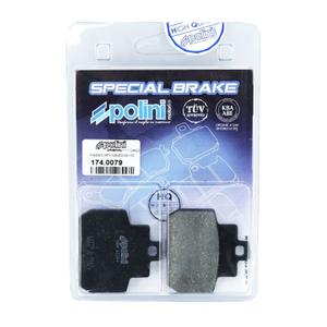 Bremsbelag Motorrad Polini Piaggio 125-250-300-500 Mp3 Ar, 125-200-250 X8 Ar, 125-250 X9 Evolution Ar, 400-500 Beverly 2006+Ar image-1