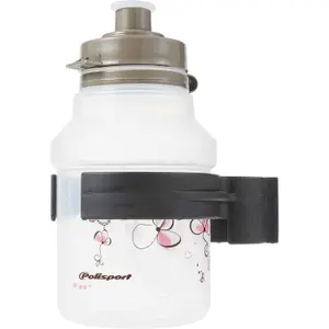 Gourde + porte-Gourde clair bouchon à clipser Polisport Birdy image-1