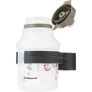 Gourde + porte-Gourde clair bouchon à clipser Polisport Birdy image-3