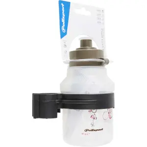 Gourde + porte-Gourde clair bouchon à clipser Polisport Birdy image-4