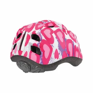 Children's aero bike helmet Polisport Glitter Hearts image-1