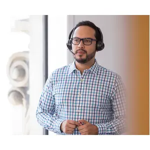 Casque audio Poly Savi 8220 Uc S8220 C D200 Usb-A Oth Stereo Dect Uk/Eu/At/Nz image-1