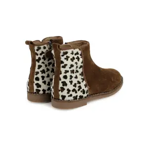 Girls' Velvet Pony Boots Pom d'Api Trip Back image-2