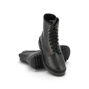 Fleece Lined Baby Boots Pom d'Api Sid Ranger image-2