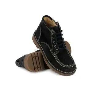 Velvet Boat Shoes Girls Pom d'Api Sid Lace Plato image-2