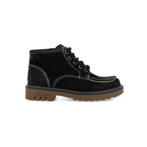 Velvet Boat Shoes Girls Pom d'Api Sid Lace Plato