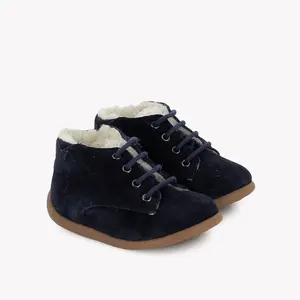 Baby booties Pom d'Api Stand-up Derby Fur image-1