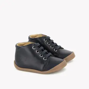 Smooth leather baby ankle boots Pom d'Api Flex-Up image-1