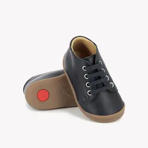 Smooth leather baby ankle boots Pom d'Api Flex-Up image-2