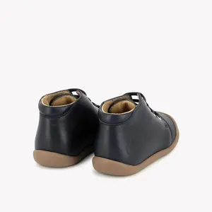 Smooth leather baby ankle boots Pom d'Api Flex-Up image-3