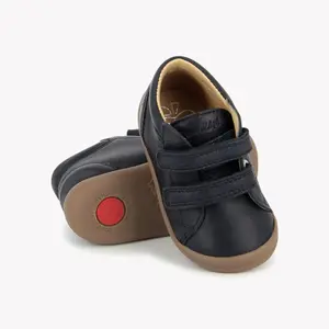 Smooth leather toddler boots with Velcro Pom d'Api Flex-Up image-2