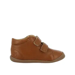 Smooth leather toddler boots with Velcro Pom d'Api Flex-Up image-0