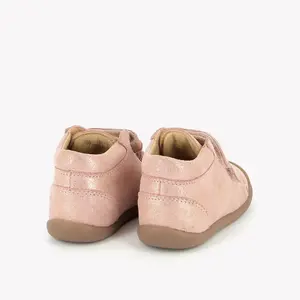 Smooth leather toddler boots with Velcro Pom d'Api Flex-Up image-3