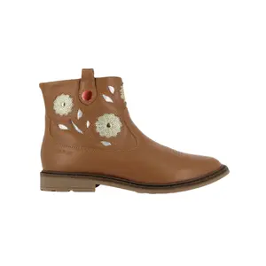 Baby girl booties Pom d'Api Sister Wendy image-0