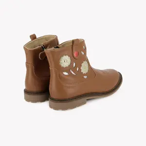 Baby girl booties Pom d'Api Sister Wendy image-3