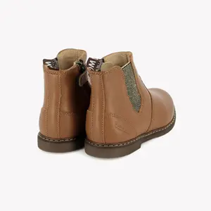 Baby leather booties Pom d'Api City Jod image-2