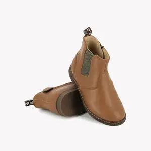 Baby leather booties Pom d'Api City Jod image-3