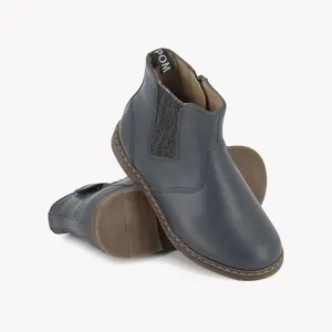 Baby leather booties Pom d'Api City Jod image-3