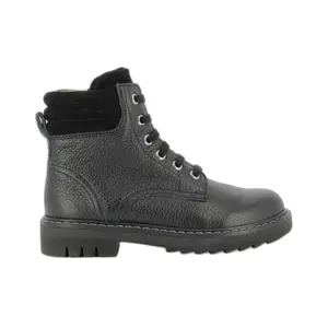 Baby grain leather ankle boots Pom d'Api Sid Hi Bike image-0