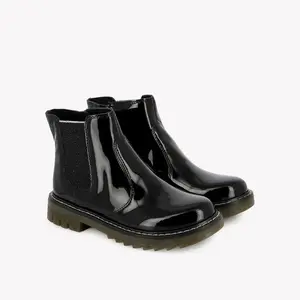 Kids' patent leather ankle boots Pom d'Api Sid Jod image-1