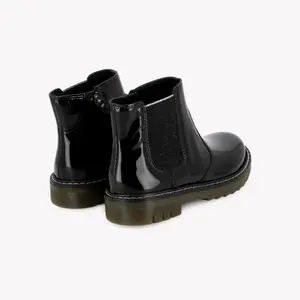 Kids' patent leather ankle boots Pom d'Api Sid Jod image-4