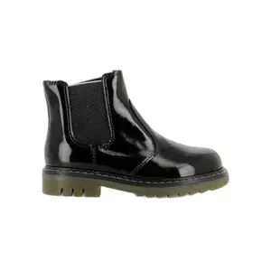 Kids' patent leather ankle boots Pom d'Api Sid Jod Fur image-0