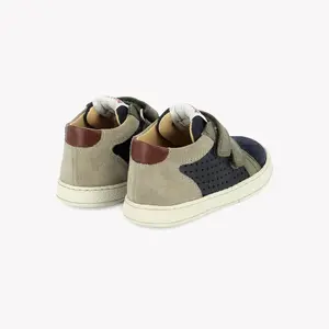 Baby suede leather sneakers Pom d'Api Mousse Perfo image-3