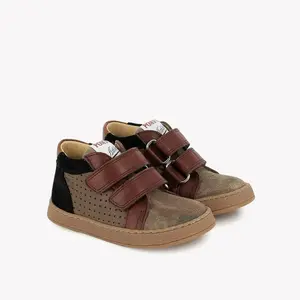 Baby leather Trainers Pom d'Api Mousse Perfo image-1