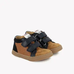 Baby leather Trainers Pom d'Api Mousse Perfo image-1