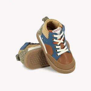 Baby leather Trainers Pom d'Api Mousse Bump image-2