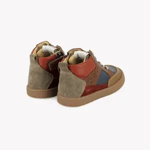 Baby leather Trainers Pom d'Api Mousse Bump image-3